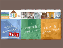 Tablet Screenshot of die-wohn-werkstatt.de
